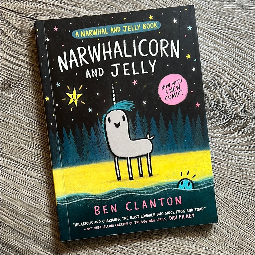 📚 5/$25 📚 Narwhal & Jelly book, #7 Narwhalicorn & Jelly! 2022 LIKE NEW ✨